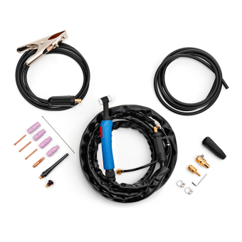 Аппарат аргонодуговой сварки TIG WavePower 200 AC/DC Pulse +Педаль ДУ, 5м +Маска сварщика ф5 Хамелеон