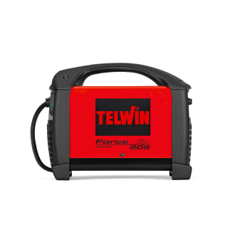 Сварочный аппарат TELWIN FORCE 205 ACX для MMA (DC) + Аксессуары, в пластиковом кейсе (200А, 220В)