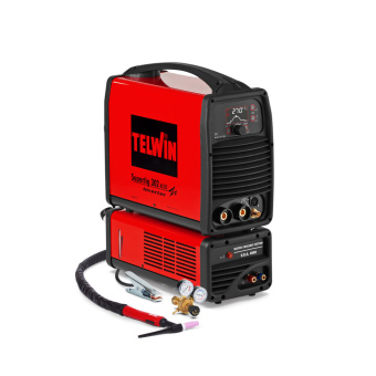 Аппарат аргонодуговой сварки TELWIN SUPERTIG 302 AC/DC AQUA + Aсессуары (816247)